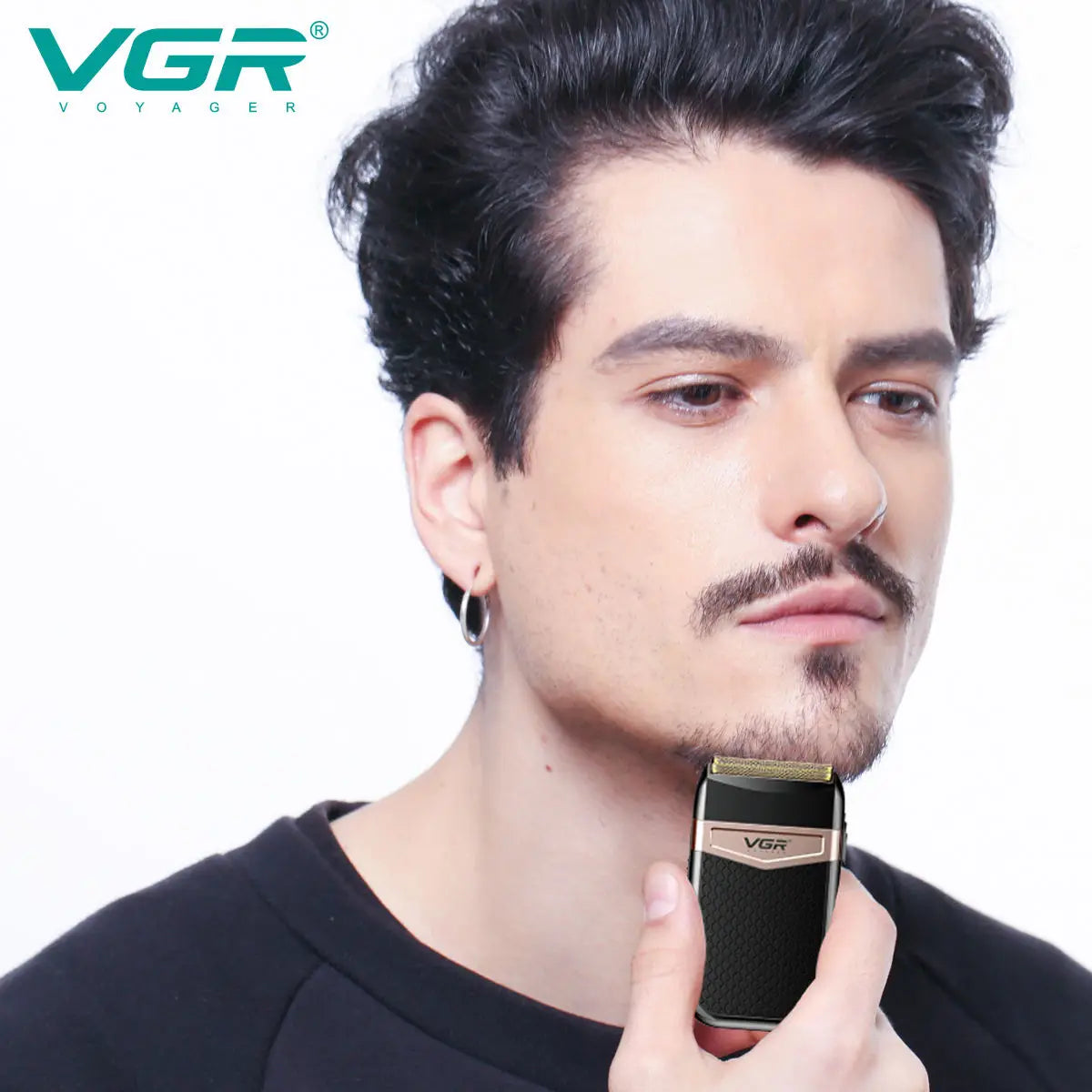 VGR 331 Foil Shaver Professional Electric Shavers Foils Face Razor Shaving Machine Waterproof Beard Trimmer for Men Peaceful Pleasures Health and Wellness