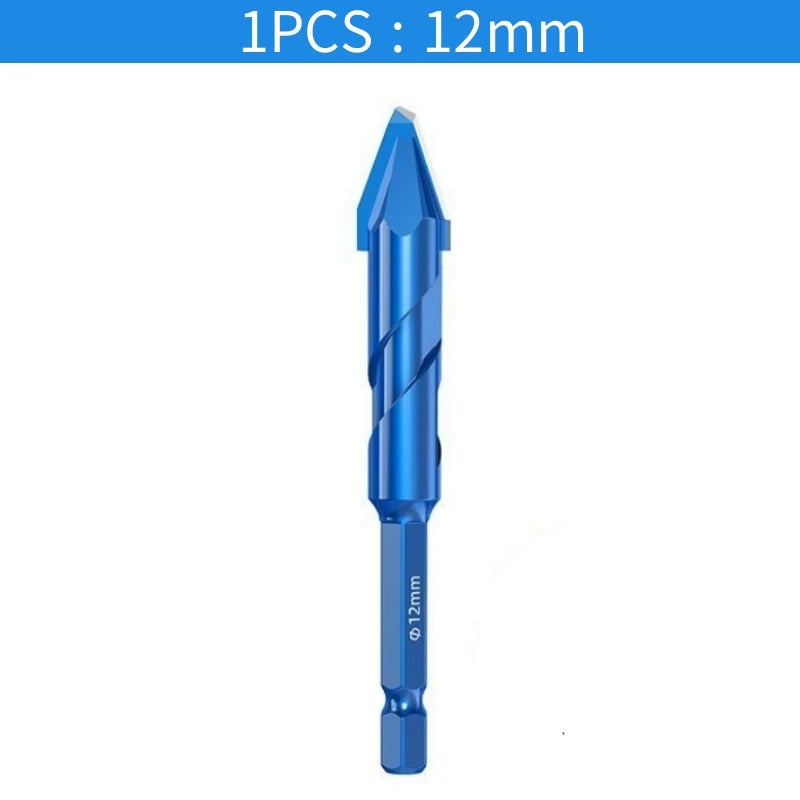 Superhard Drill Bit High-Strength Eccentric Twist Drill Bits Oblique Head Eccentric Glass Tile Drilling Concrete Drill Bit Set Peaceful Pleasures Health and Wellness 1PCS 12mm
