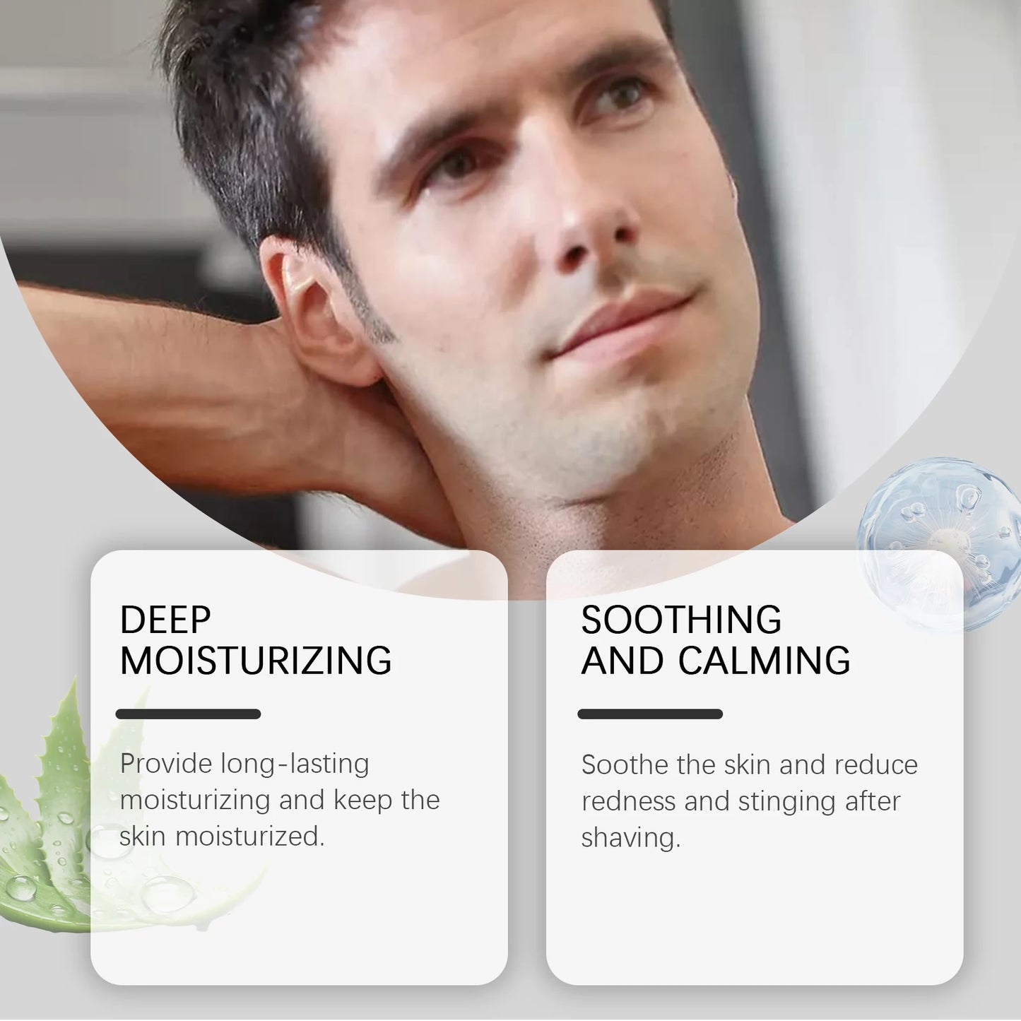Men's Moisturizing Aftershave Spray – Hyaluronic Acid & Aloe Peaceful Pleasures Health and Wellness