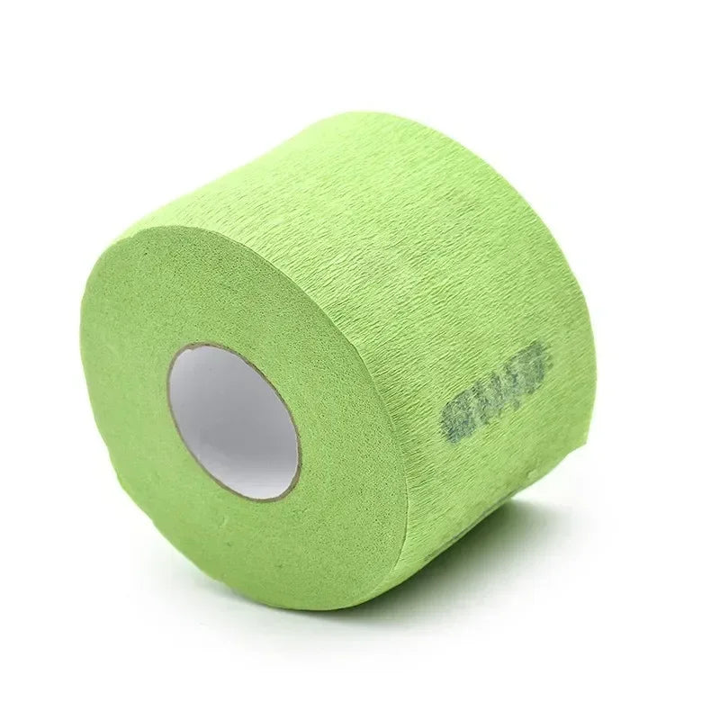 100PCS Disposable 1 Roll Hair Cutting Accessory Neck Paper Adjustable Barber Dedicated Salon Hairdressing White Neck Strips Peaceful Pleasures Health and Wellness green