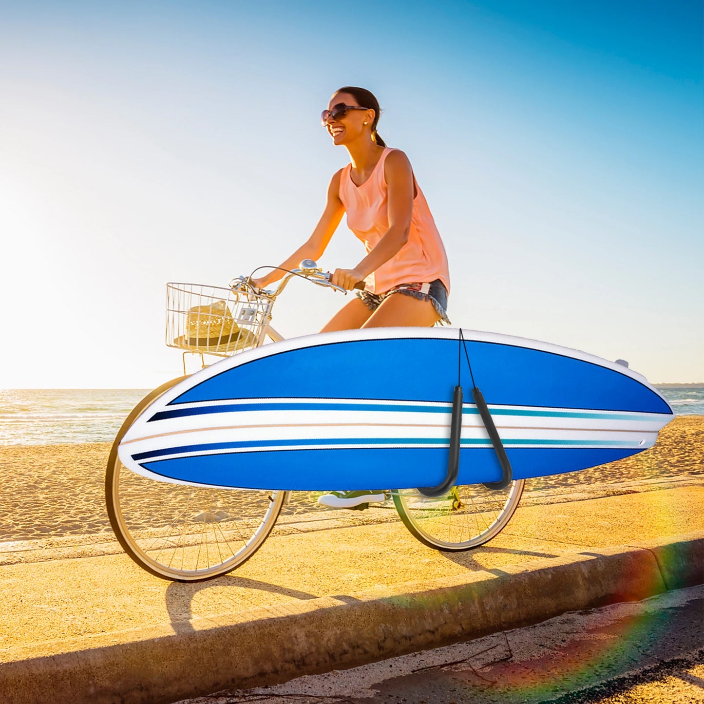 surfboard bike rack surfboard rack for bicycle Surfboard Bike Rack Surfing Board Carrier Rack Holder Peaceful Pleasures Health and Wellness