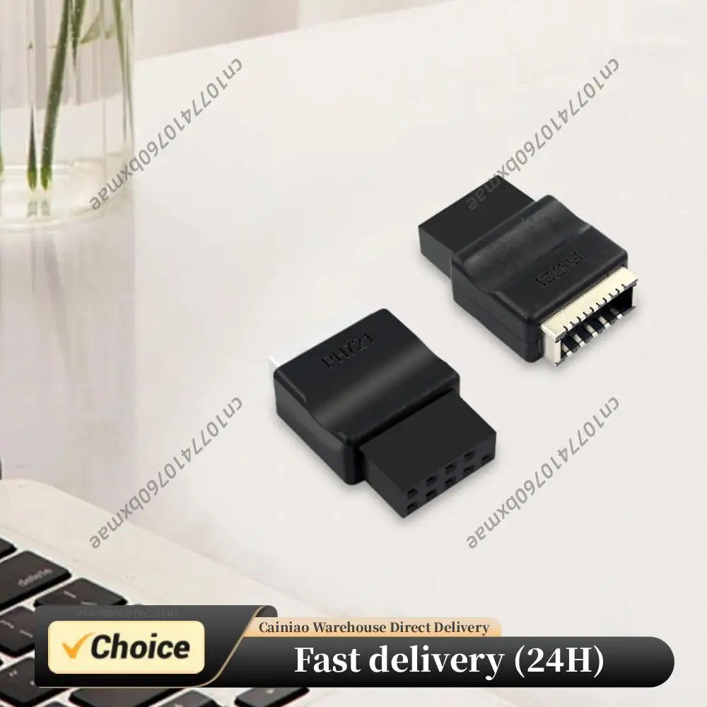 Motherboard USB2.0 9pin Male To Type-E Female Adapter TYPE-E Interface Header Adapter Male To Female Adapter for PC Desktop Peaceful Pleasures Health and Wellness