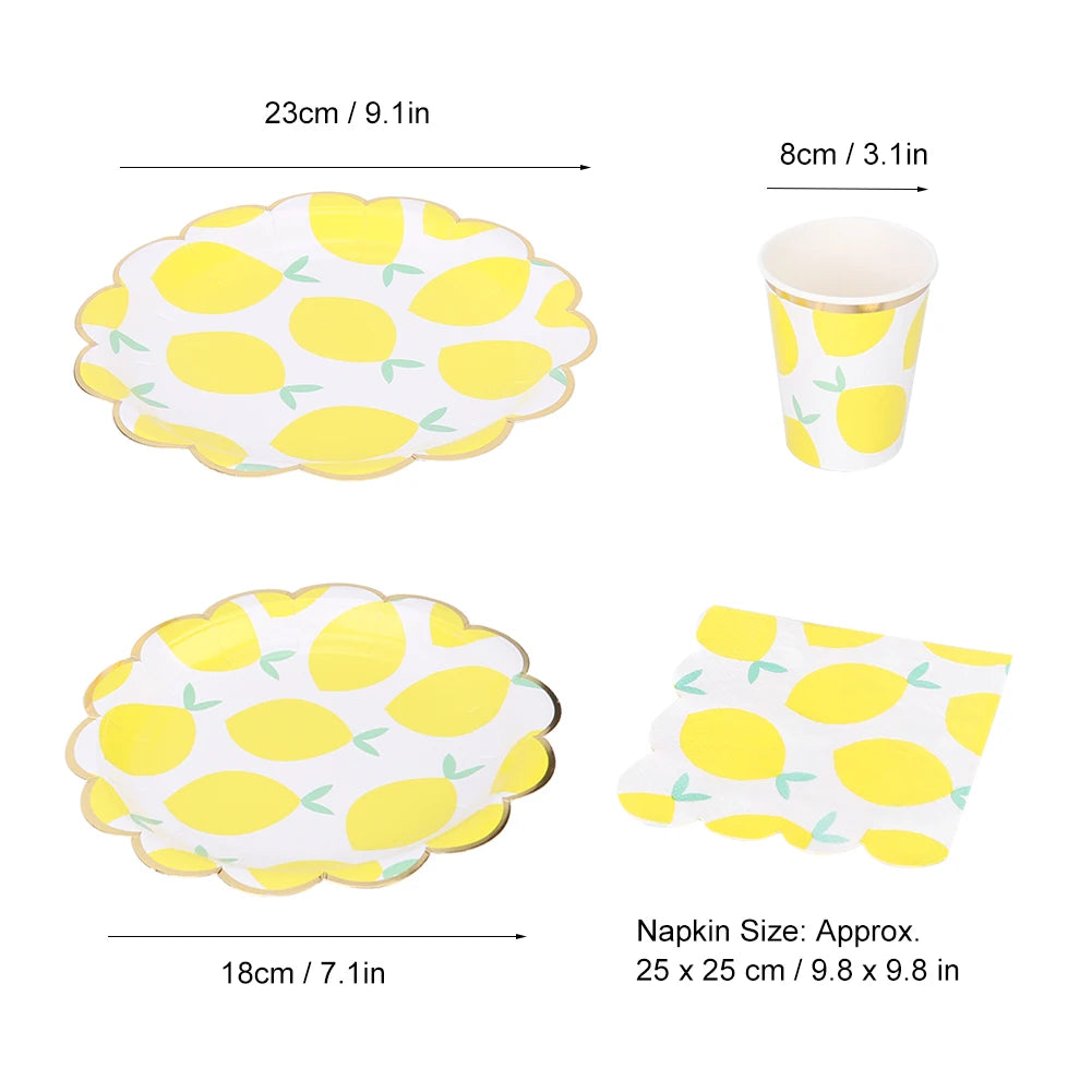 Paper Tableware Disposable Tableware Disposable Paper Cup Plate Napkin Rectangle Food Storage for Wedding Party Birthday Party Peaceful Pleasures Health and Wellness