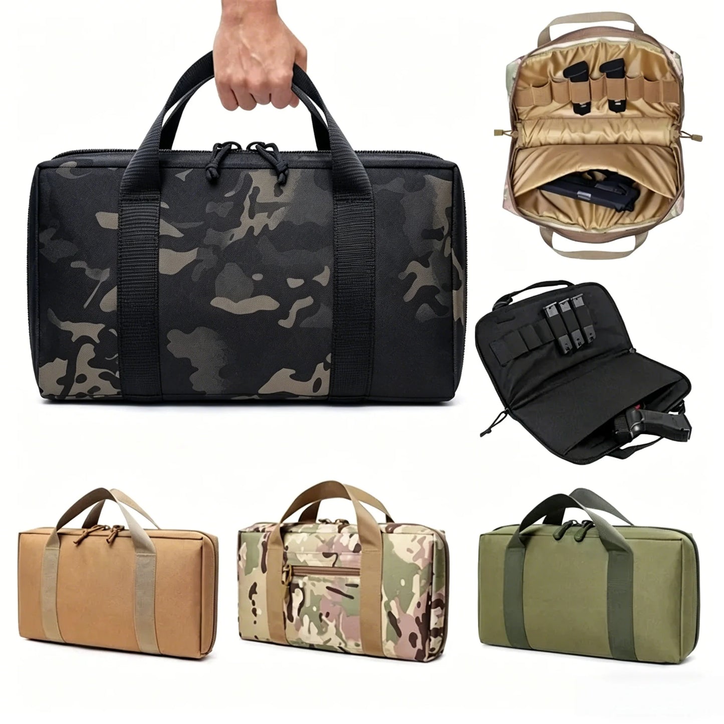 Tactical Pistol Carry Bag | EDC Pouch & Magazine Holder
