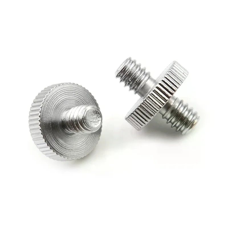 1/4-20 Male to Male Screw Adapter for Camera & Tripod – 2 Pack