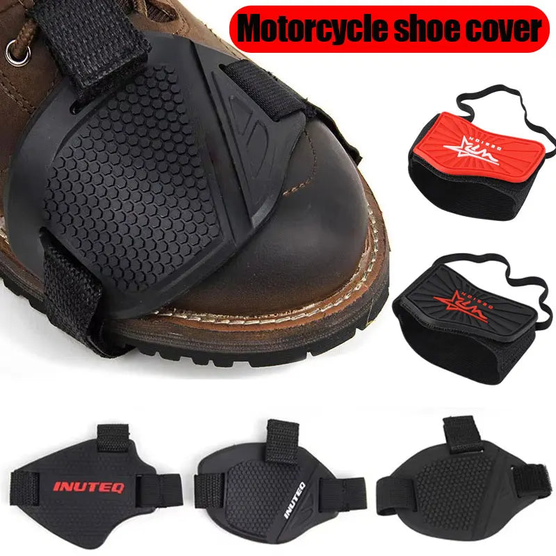 Motorcycle Gear Shift Shoe Cover – Adjustable PVC Pad