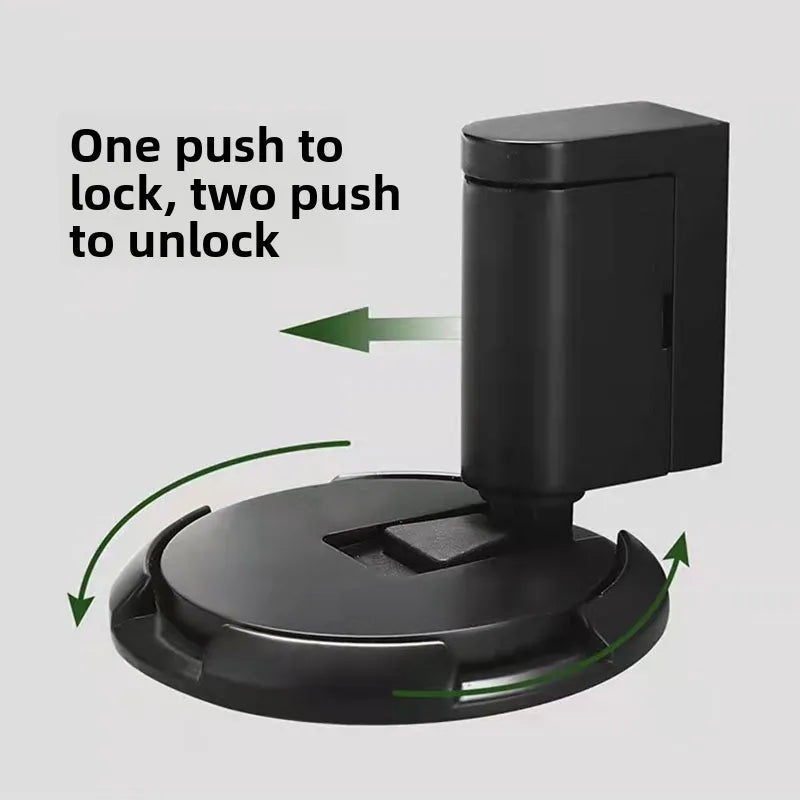 Magnetic Door Stopper – No-Drill Silent Floor Stop with Adhesive