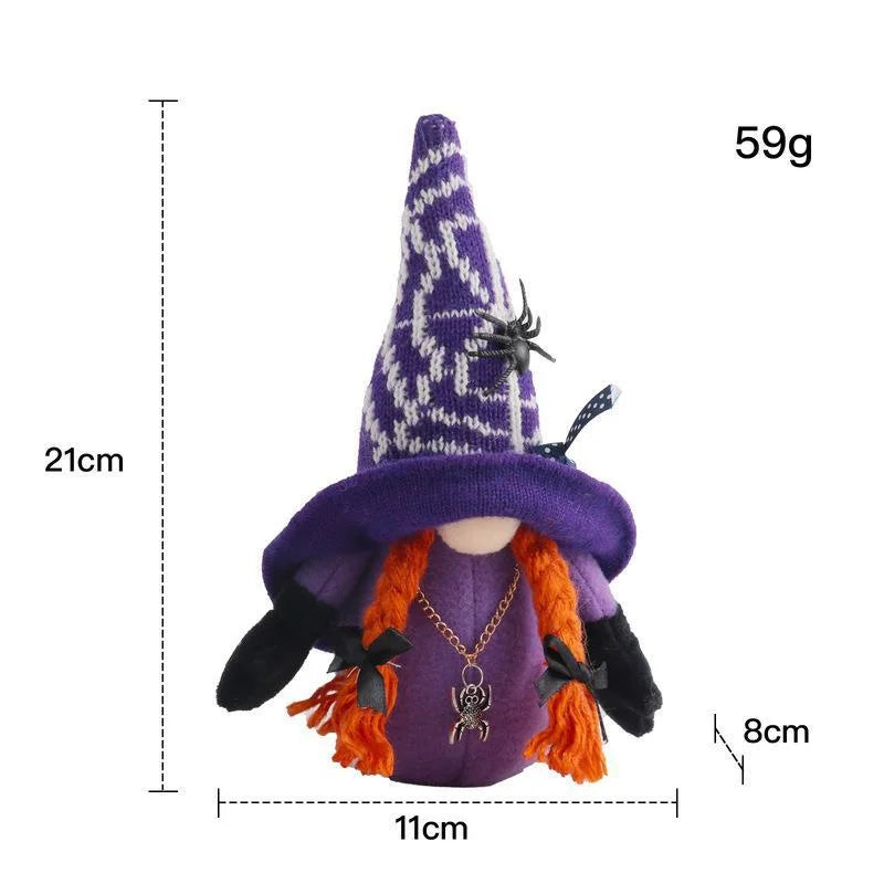 Cute Spider Gnome Plush Doll Vampire Halloween Home Party Decoration