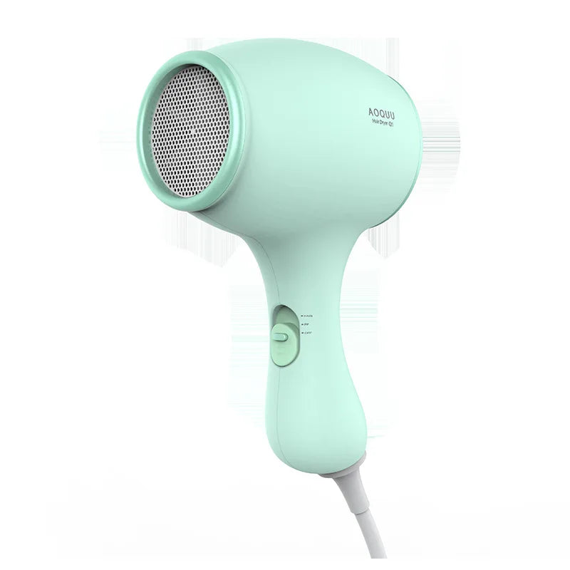 2025 New Upgrade Q2 Children's Hair Dryer Silent Constant Temperature Negative Ion 0 Radiation with Safety Lock Hair Dryer Peaceful Pleasures Health and Wellness