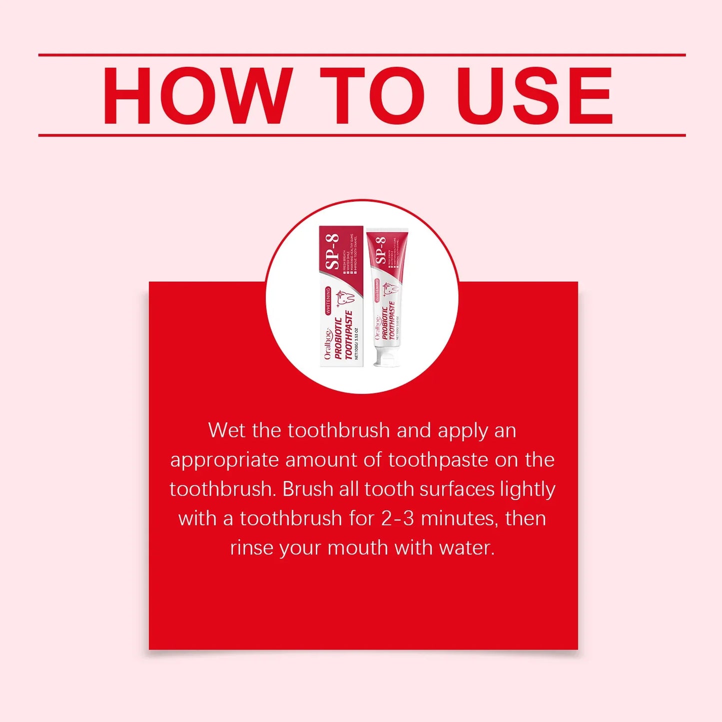 Oralhoe Probiotic Toothpaste – Enamel Brightening & Fresh Breath
