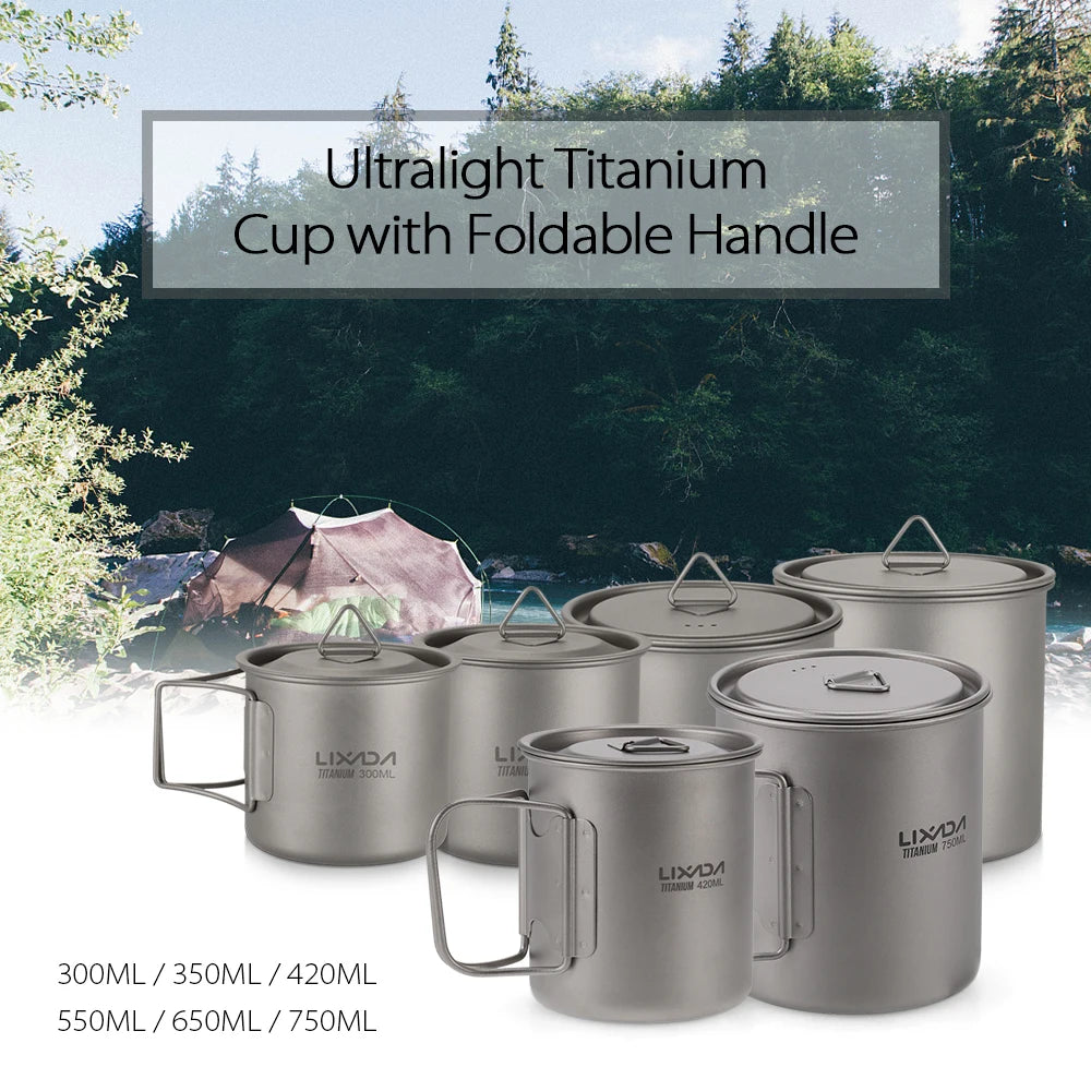 300 350 550 Outdoor Water Cup Picnic Mug Tableware Lixada Ultralight