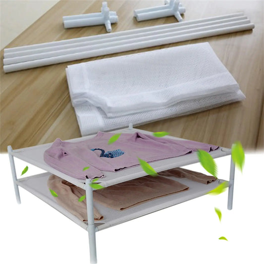 70CM Flat Mesh Drying Rack – Lay-Flat for Clothes & Food Flat Mesh Drying Rack Peaceful Pleasures Health and Wellness