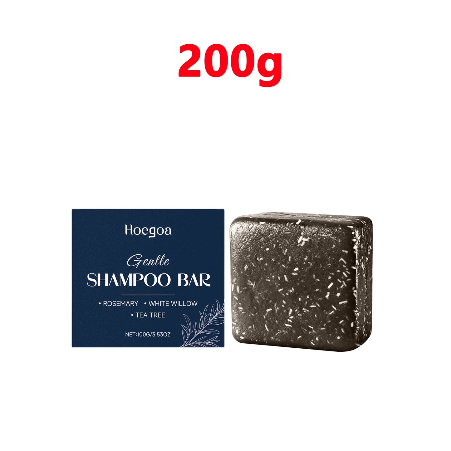 HOEGOA Rosemary Shampoo Bar for Hair Growth – 100g Solid Bar