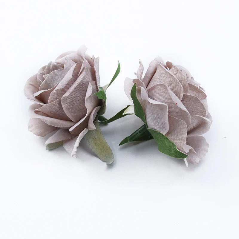 Silk Rose Heads 5/10pcs – Wedding, Wreath & DIY Decor