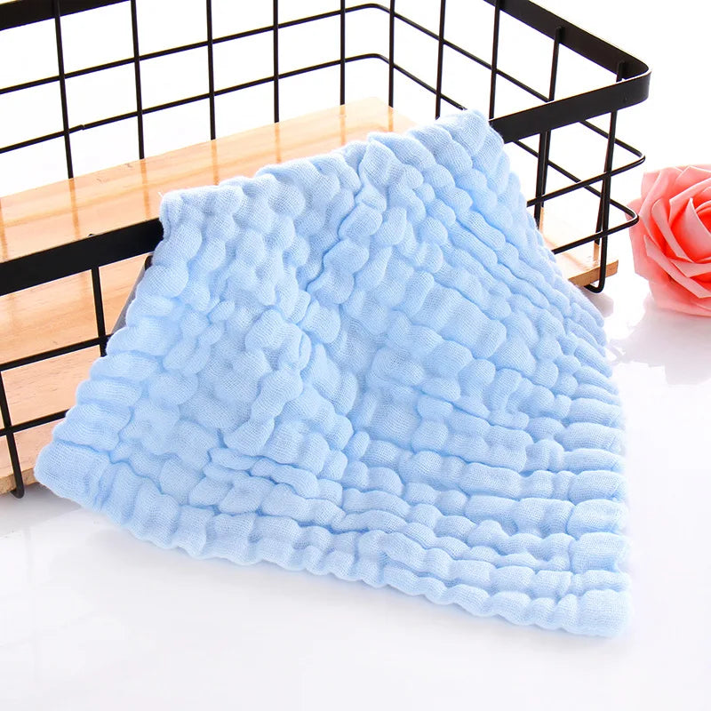 6-Layer Muslin Cotton Baby Wash Cloths – Soft & Absorbent