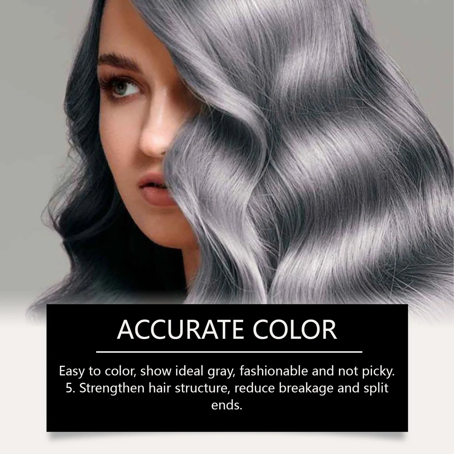 HOEGOA Silver Gray Hair Dye Spray | Nourishing Grandma Grey