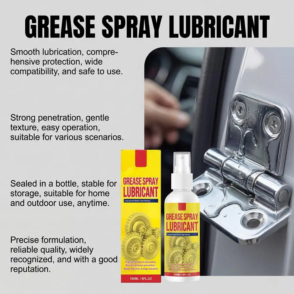 Professional Multifunctional Cleaning Metal Surface Car Chain Rust Removal Lubricant Spray Rust Remover Grease Spray Lubricant Peaceful Pleasures Health and Wellness