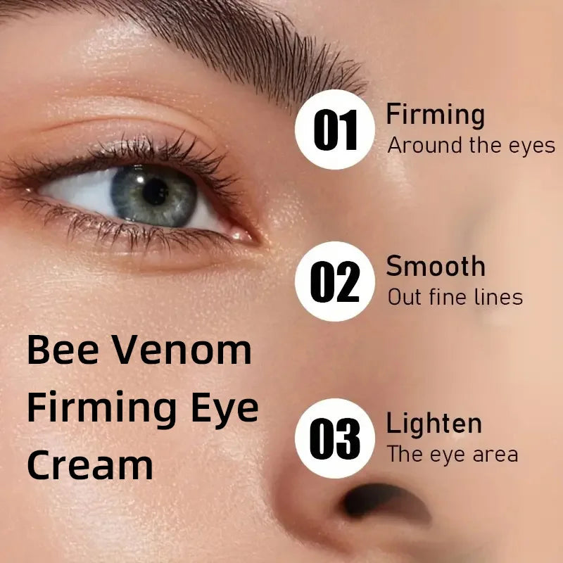 Bee Venom Firming Eye Cream | Collagen, Caffeine & Hyaluronic Firming Eye Cream Peaceful Pleasures Health and Wellness