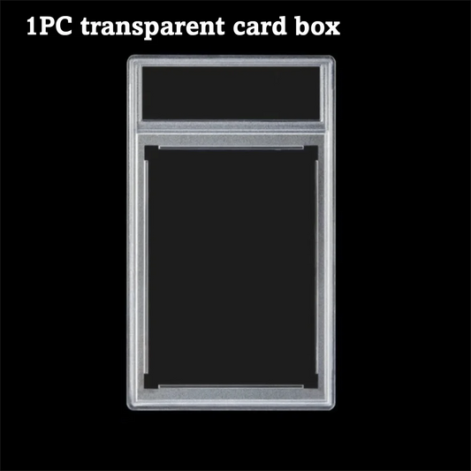 35PT Trading Card Case – UV Protection, Clear & Stackable Trading Card Case Peaceful Pleasures Health and Wellness Style C -1pc-
