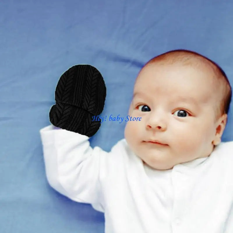 Newborn Scratch Proof Mittens | Soft Cotton Baby Hand Covers