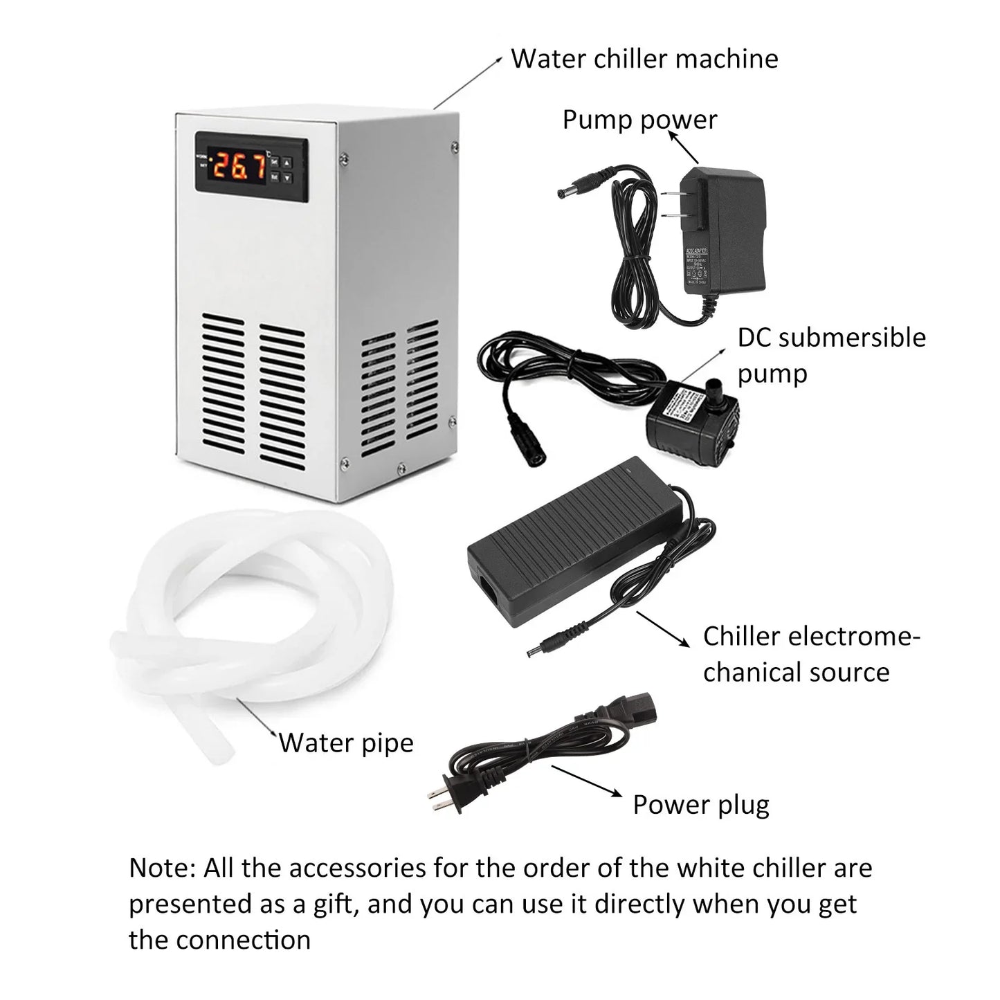 Aquarium Fish Tank Water Chiller Constant Temperature Cooling System