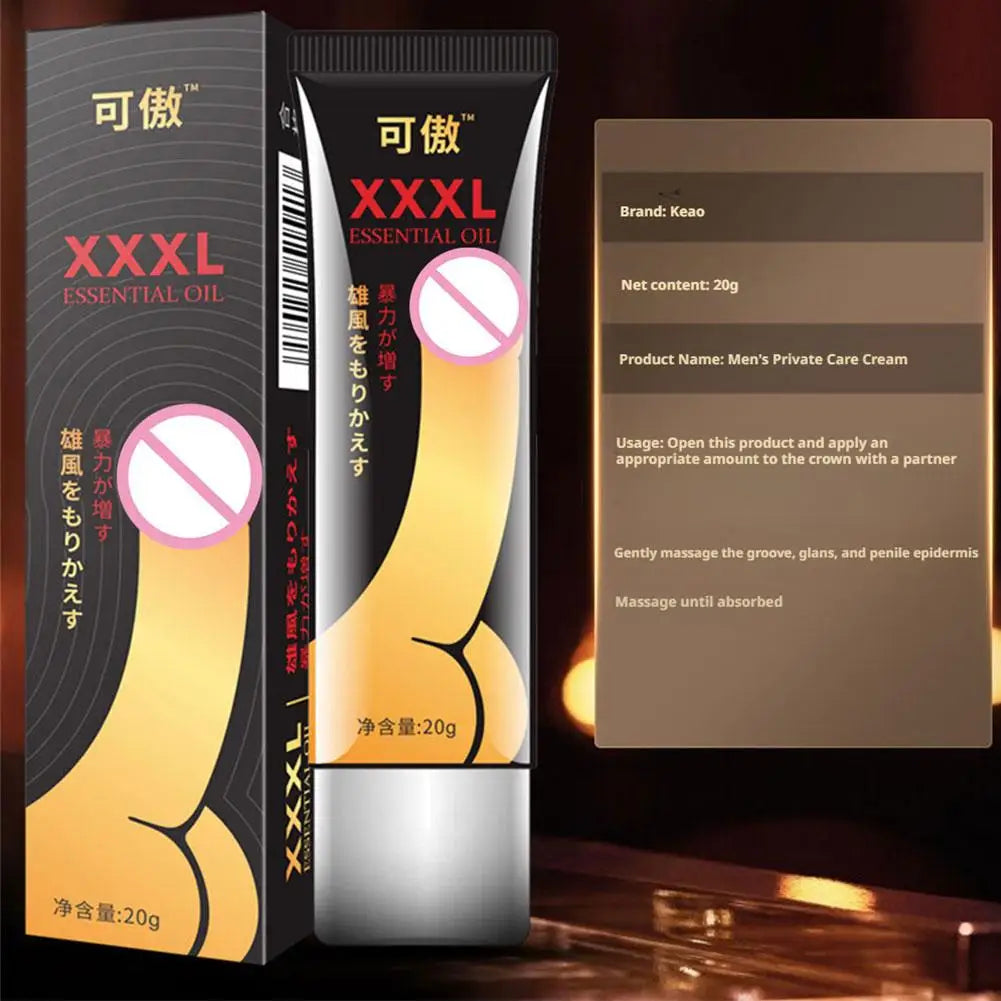 Men's Intimate Topical Massage Cream | Personal Care Gel 20g