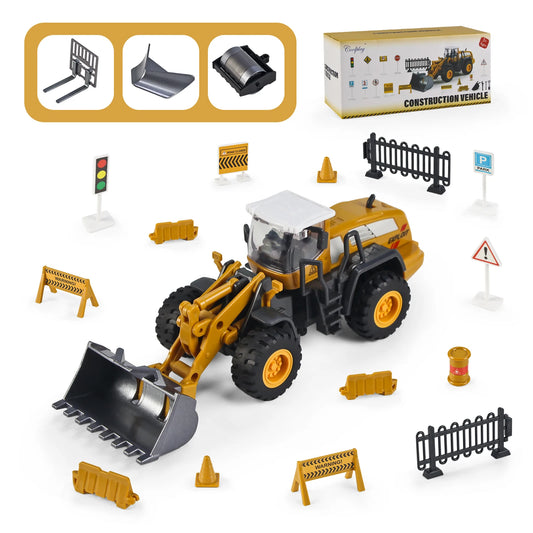 Inertia Bulldozer Boys Toys Alloy Car Model Suitable Multiple Peaceful Pleasures Health and Wellness