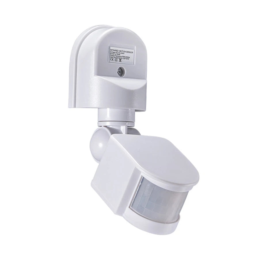 PIR Motion Sensor Detector Smart Switch Timer 110V 220V Human Body Infrared Auto On Off Light For LED Lamp Light Stair Corridor Peaceful Pleasures Health and Wellness White B