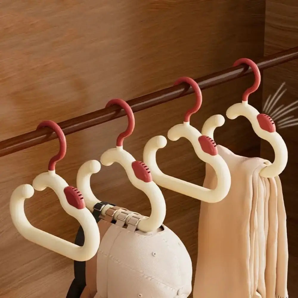 2-Pack Cloud Hook Hangers for Scarves, Hats & Ties | Anti-Slip
