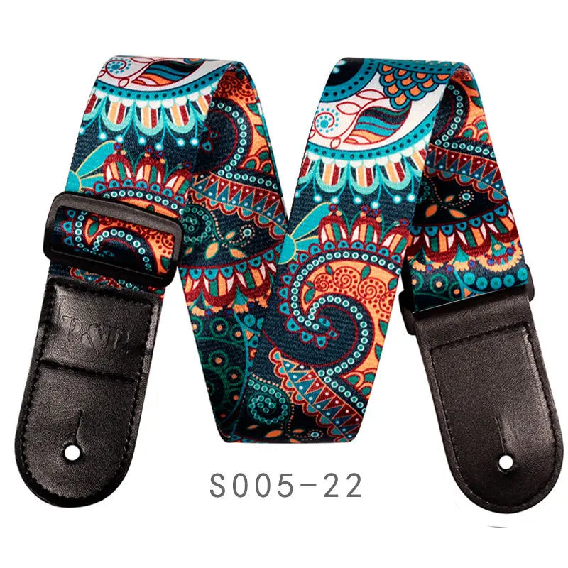 Guitar Strap Heat Transfer Electric Acoustic Universal Shoulder