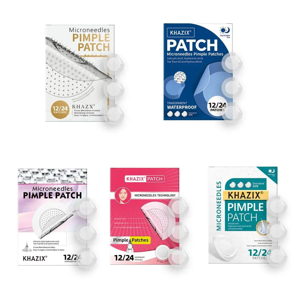 Hydrocolloid Micropoint Pimple Patches – 12/24 Invisible Acne Cover Patches with Micro Needles for Overnight Blemish Care Peaceful Pleasures Health and Wellness