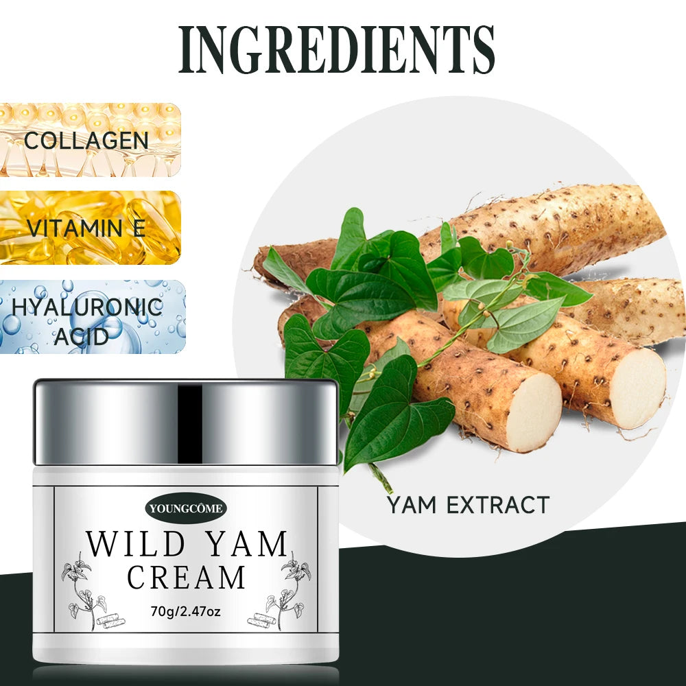 Wild Yam Root Face Cream – Moisturizing, Brightening & Firming Face Moisturizer Cream Peaceful Pleasures Health and Wellness