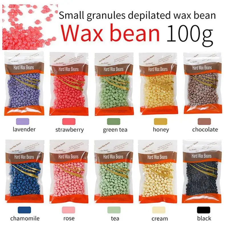 A36T-Waxing Wax Beans For Hair Removal Full Body Hot Film Hard Depilatory Wax Beads For Wax Heater Machine Durable Style 5 Peaceful Pleasures Health and Wellness