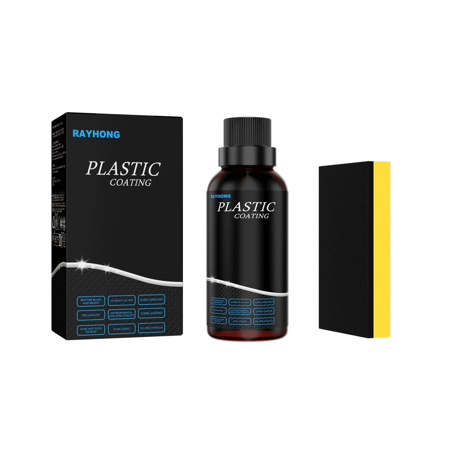 RayHong Car Plastic Restorer – UV Coating & Interior Polish