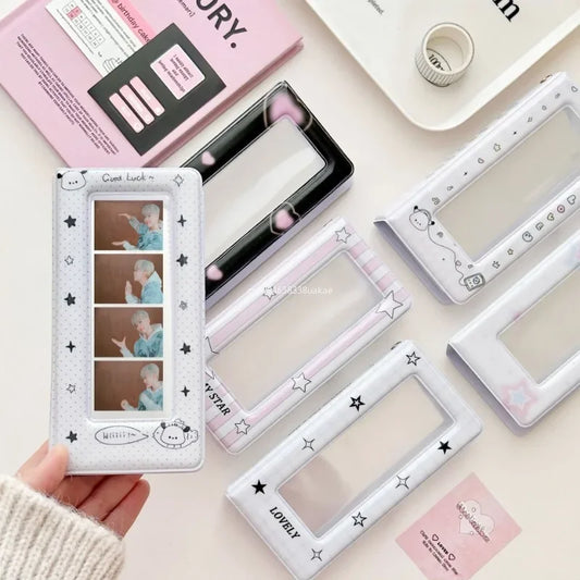 Star Photo Booth Frames Photo Booth Album for 5.5x15.3cm Photo Strips Wedding Album Bookmark Holder 18 Pages 36 Photos فوتوكارد Peaceful Pleasures Health and Wellness