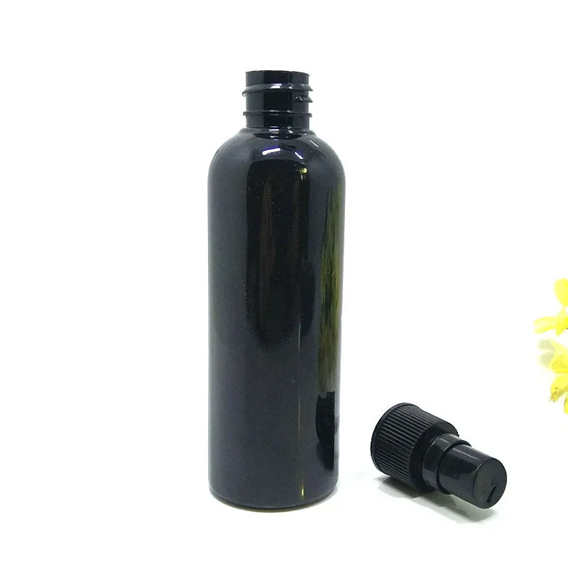 10-Pack 100ml Black Refillable Spray Bottles | Travel Atomizer