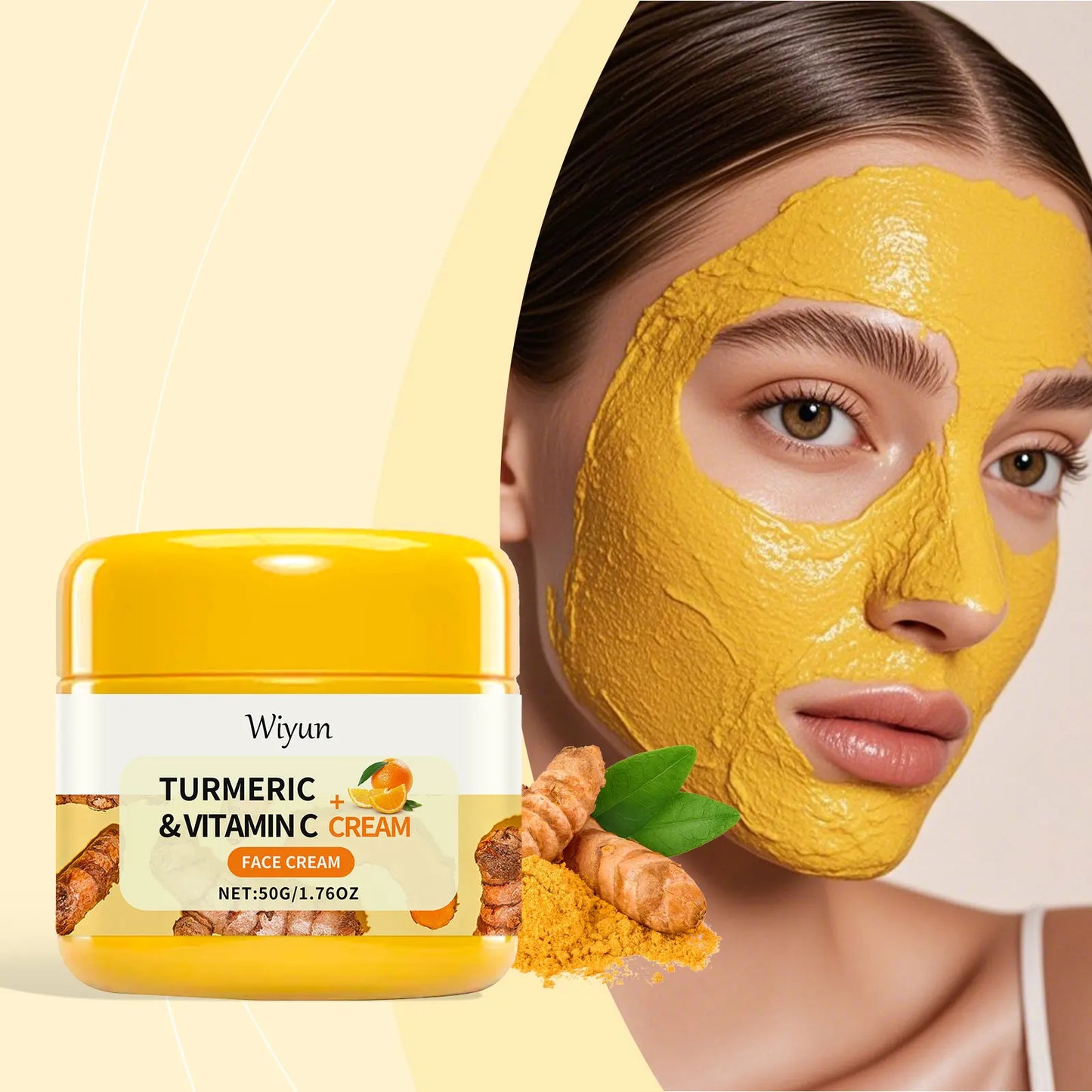 Turmeric Brightening Cream – Fade Dark Spots & Vitamin C 50g
