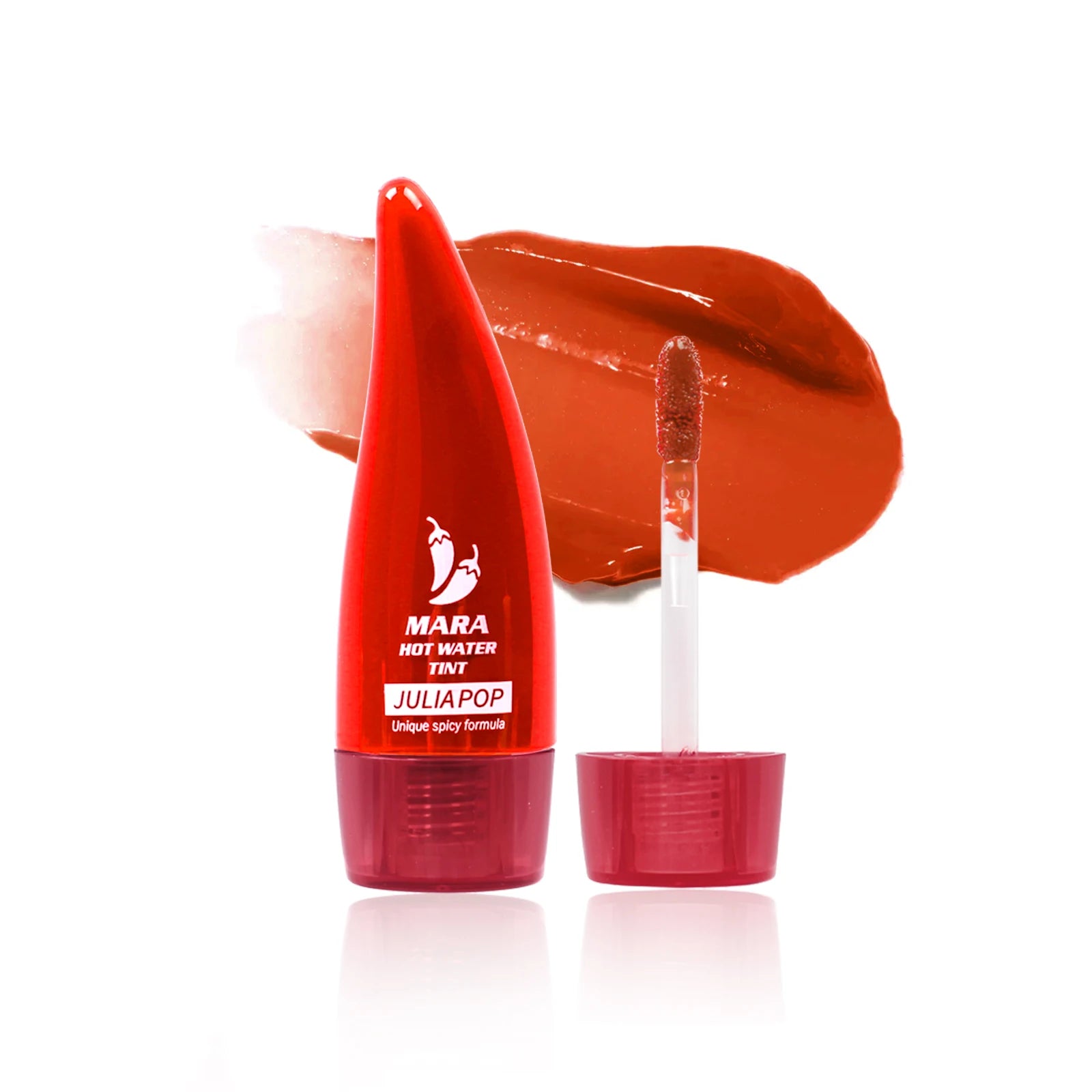 Pepper lip dye solution, with lasting makeup effect and rich color, contains peppermint oil and pepper extract, 5ml/0.17fl.oz Peaceful Pleasures Health and Wellness Orange soda 01