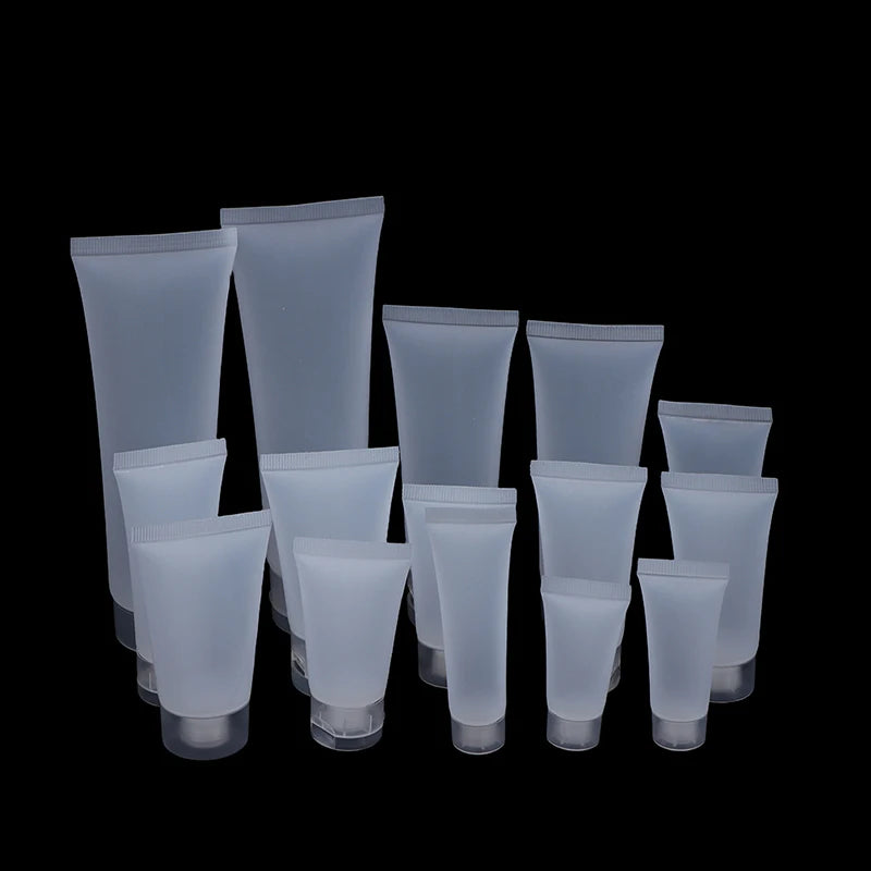 10Pcs Refillable Clear Lotion Containers for Travel Medical Supplies Peaceful Pleasures Health and Wellness