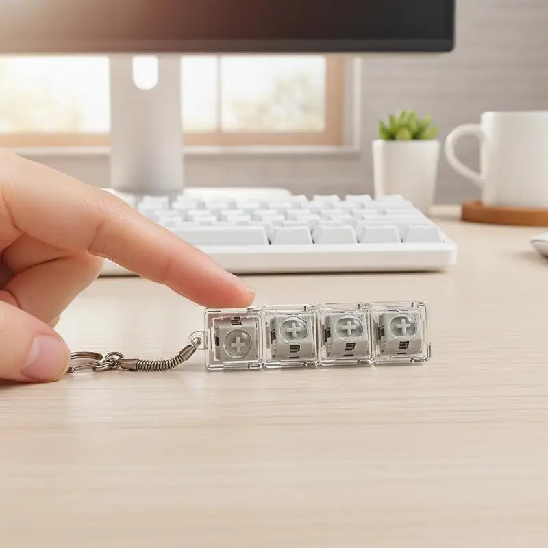 Mechanical Keyboard Switch Tester DIY Keychain Fidget Toy