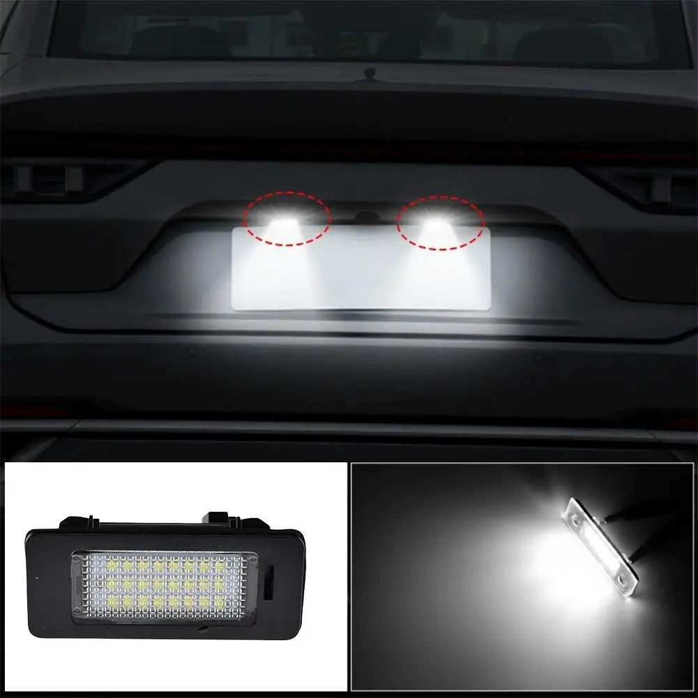 BMW LED License Plate Lights E39 E60 E90 E70 – No Error (2pcs)