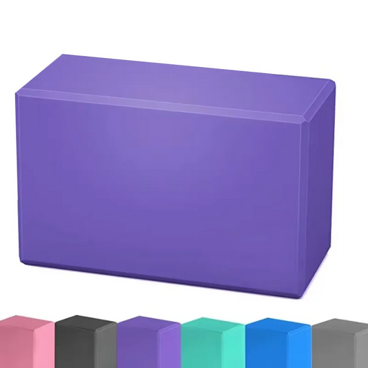 EVA Yoga Block – Pilates Brick for Home & Gym Fitness Yoga Block Peaceful Pleasures Health and Wellness