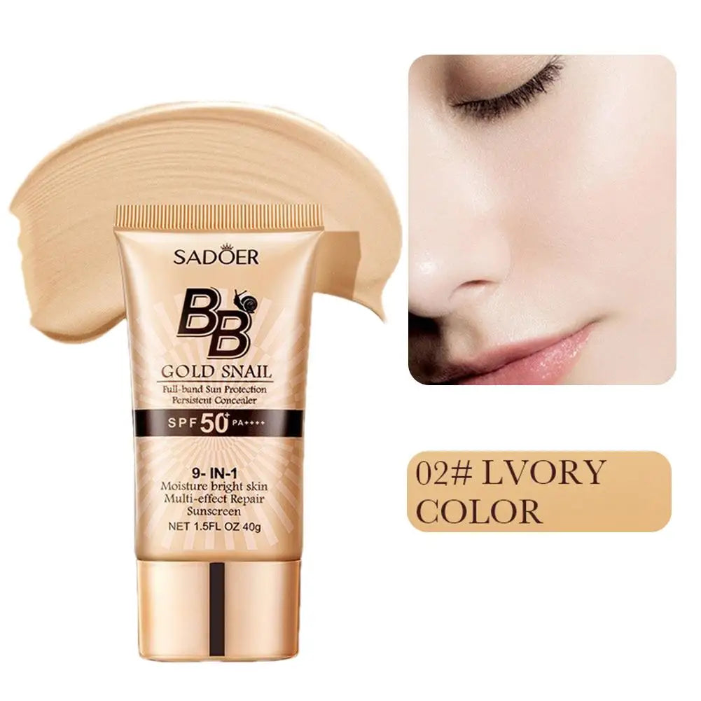 Hydrating Gold BB Cream – Full Coverage Foundation & Concealer
