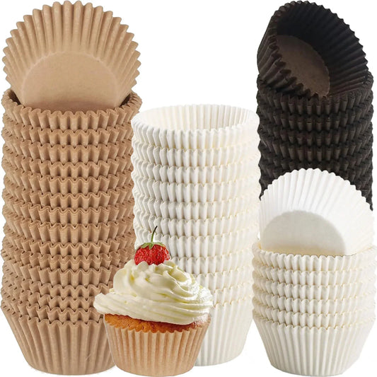 1000-Pack Greaseproof Cupcake & Muffin Liners – Food-Grade Paper Baking Cups, Oven Safe to 428°F Peaceful Pleasures Health and Wellness