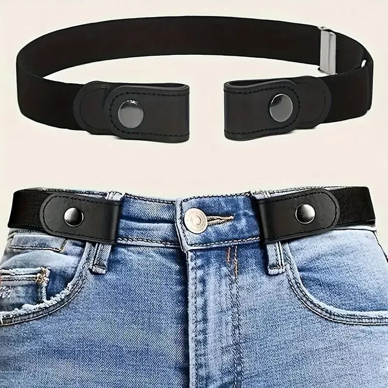 Invisible Elastic Waist Belt – Unisex Stretch Belt for Jeans