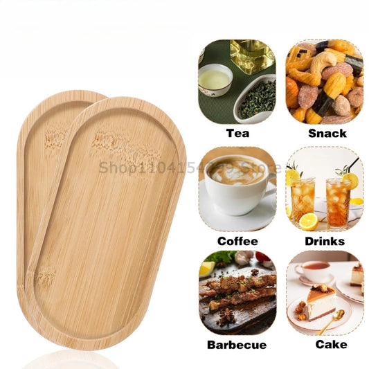 Bamboo Multi-Purpose Tray Set | Plant, Kitchen & Bathroom Use Bamboo Organizer Tray Peaceful Pleasures Health and Wellness
