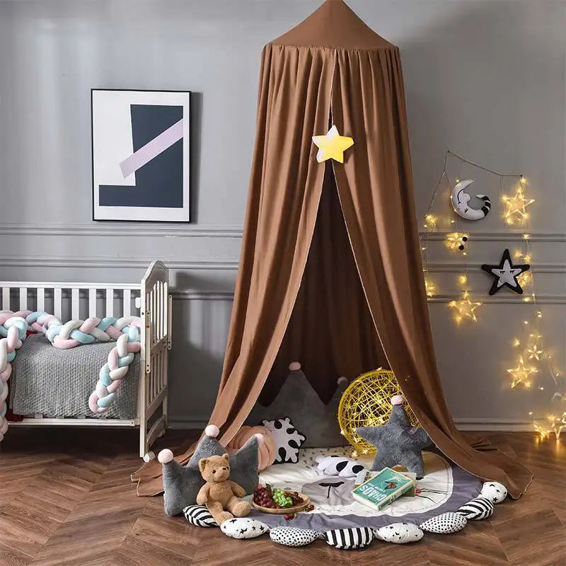 Battilo Kids Bed Canopy | Round Mosquito Net for Boys & Girls