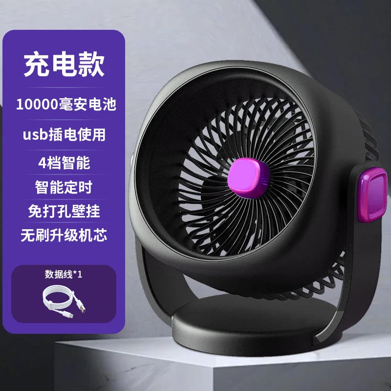 URGGU 2-in-1 USB Desktop & Wall Fan – Air Circulation Fan
