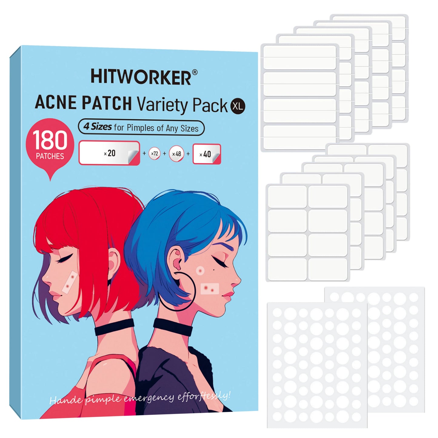 Hydrocolloid Acne Patches – Invisible & Waterproof | All Skin Types