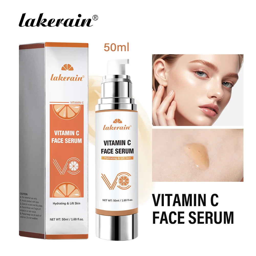 Vitamin C Face Serum Mild Ingredients Moisturizing Restoring Skin Elasticity Refreshing And Comfortable Facial Skin Care Essence Peaceful Pleasures Health and Wellness VITAMIN C FACE SERUM